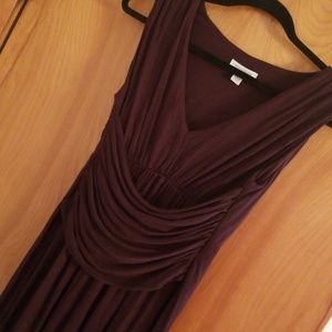 BOSTON PROPER Brown Dress